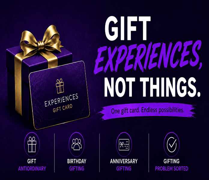Gift experiences promotion banner